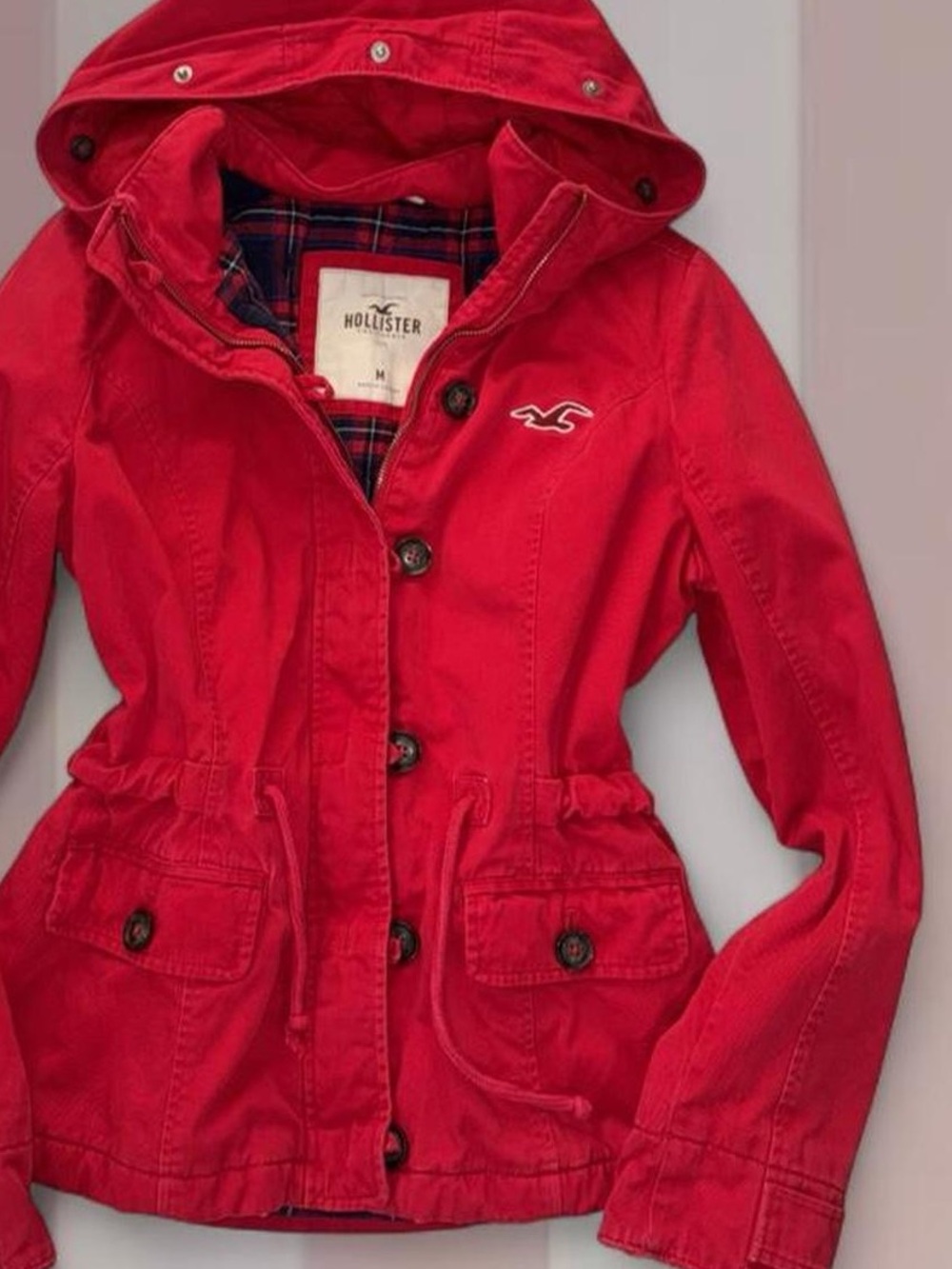 Hollister Red Vintage Y2K Jacket
